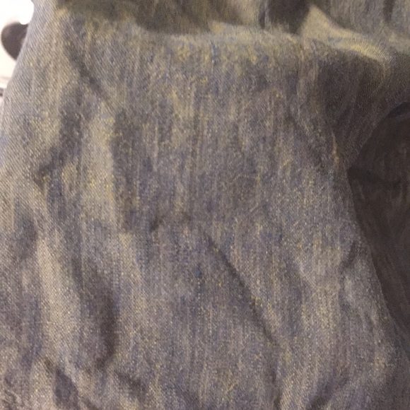 Green linen peasant blouse - Picture 8 of 8